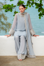 CC-70 Embroidered Chiffon - Iznik