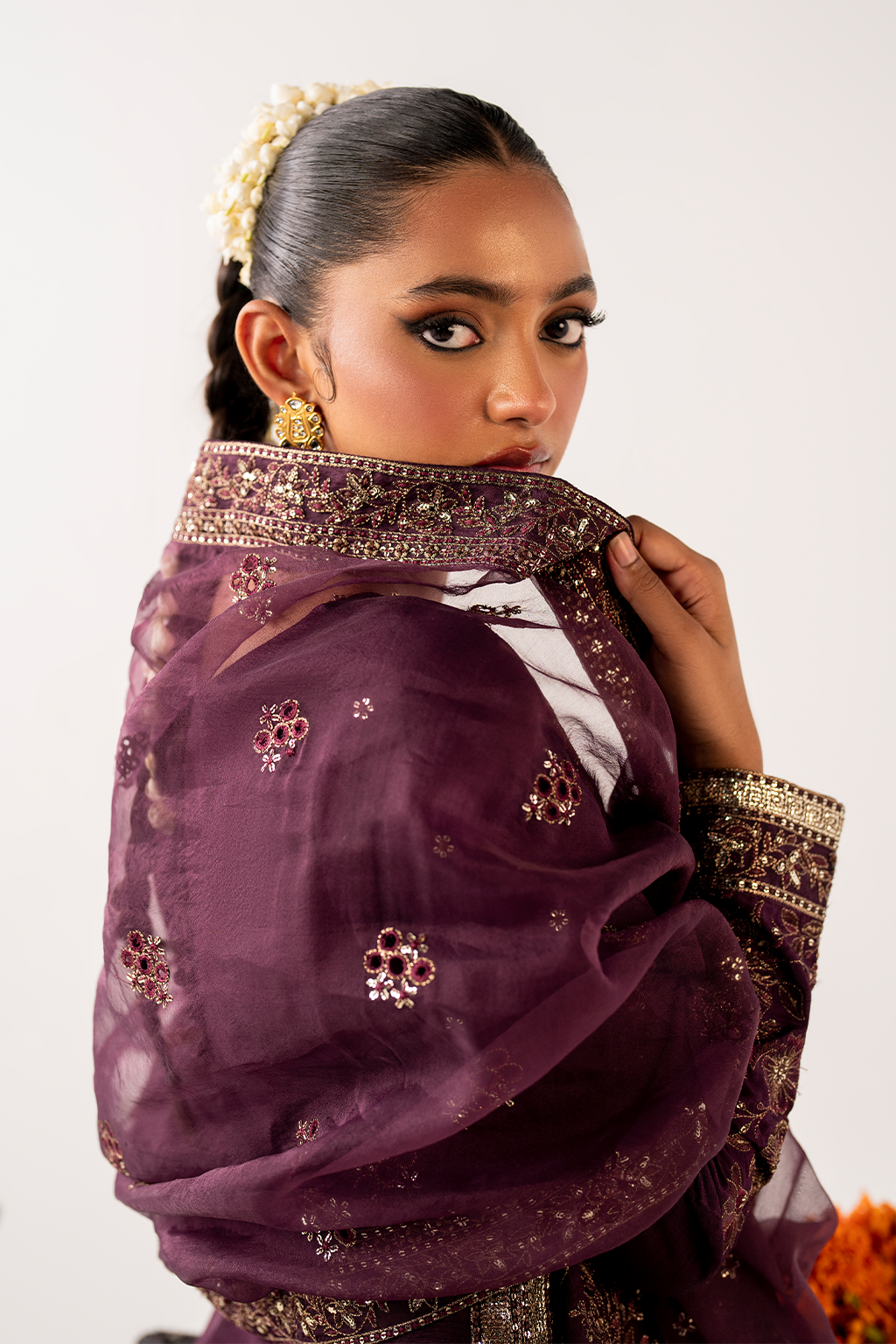 IRS-22 Embroidered Rawsilk