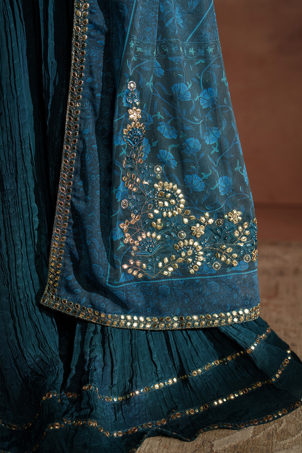 IV-64 Embroidered Velvet