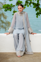 CC-70 Embroidered Chiffon - Iznik
