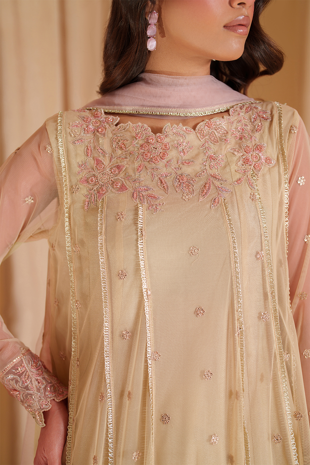 CC-84 Embroidered Net