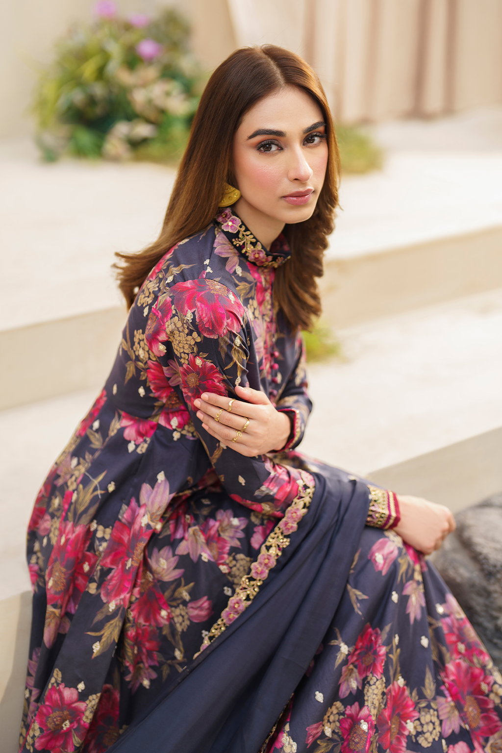 SFL-12 Embroidered Lawn - Iznik