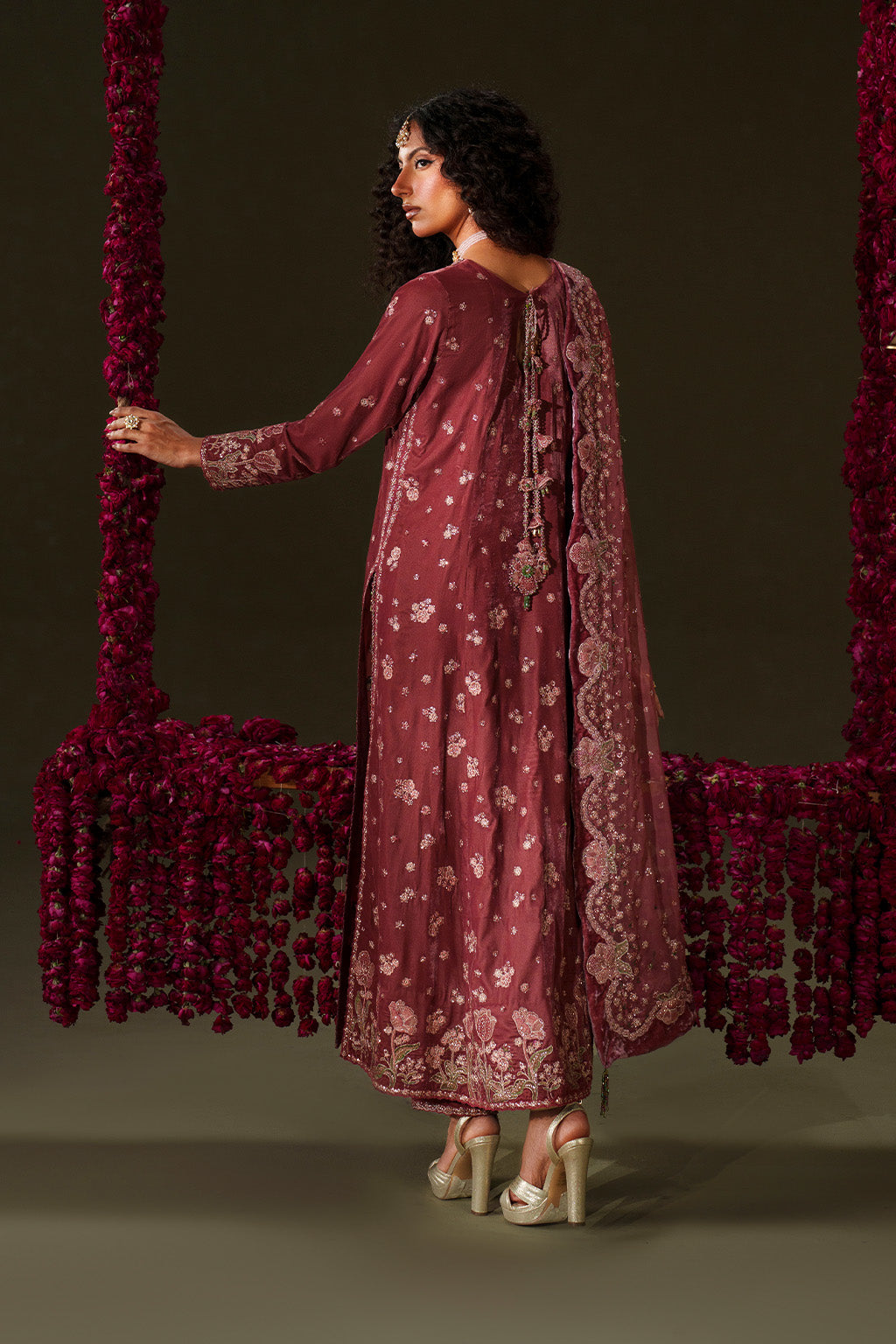IV-75  Embroidered Velvet