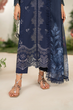 Embroidered Lawn dress - Iznik