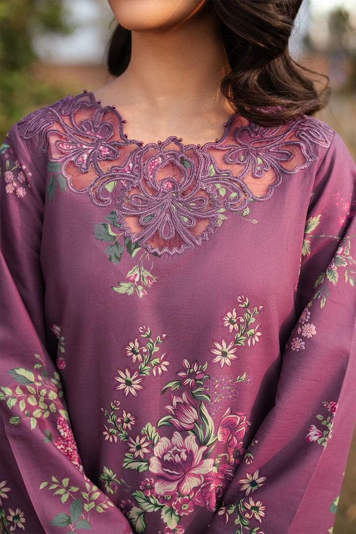 UE-393 Printed Lawn - Iznik