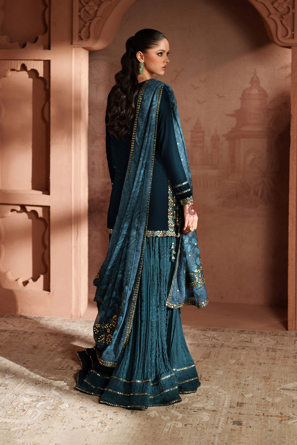 IV-64 Embroidered Velvet
