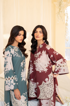 IP-302 Printed Lawn - Iznik