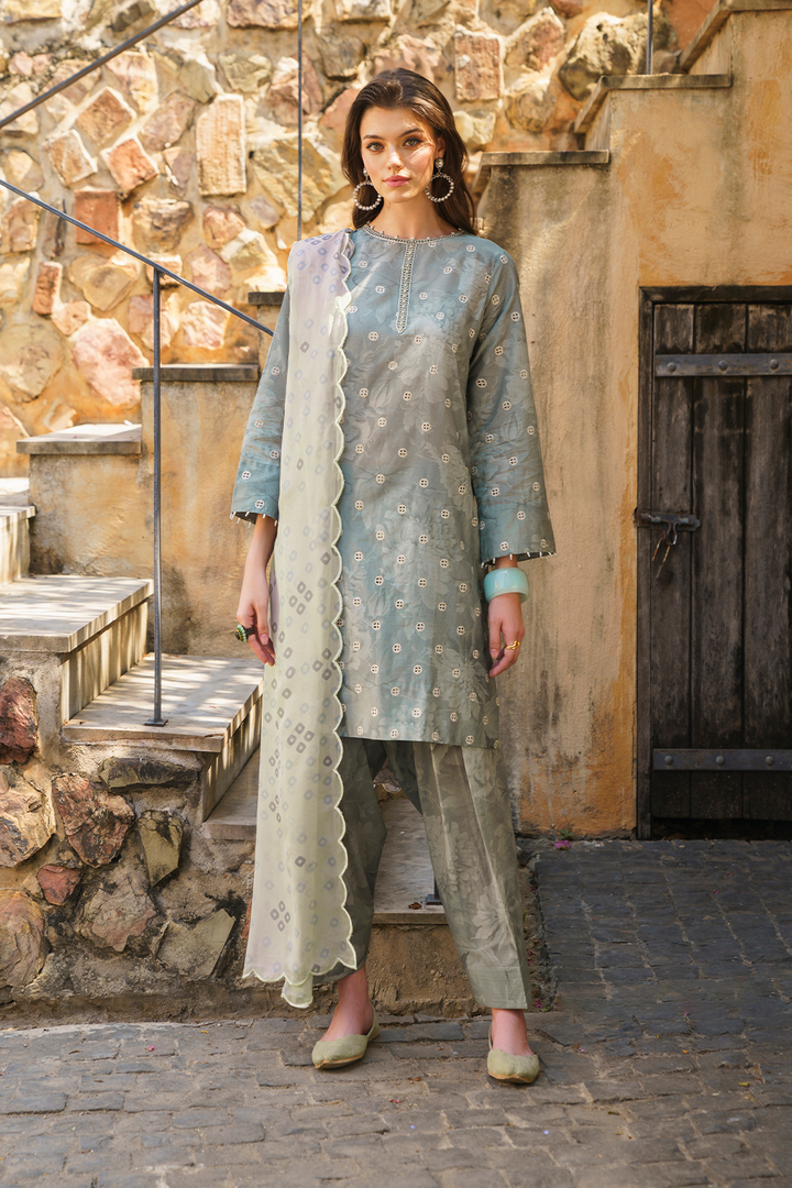 UE-232 Printed Lawn - Iznik
