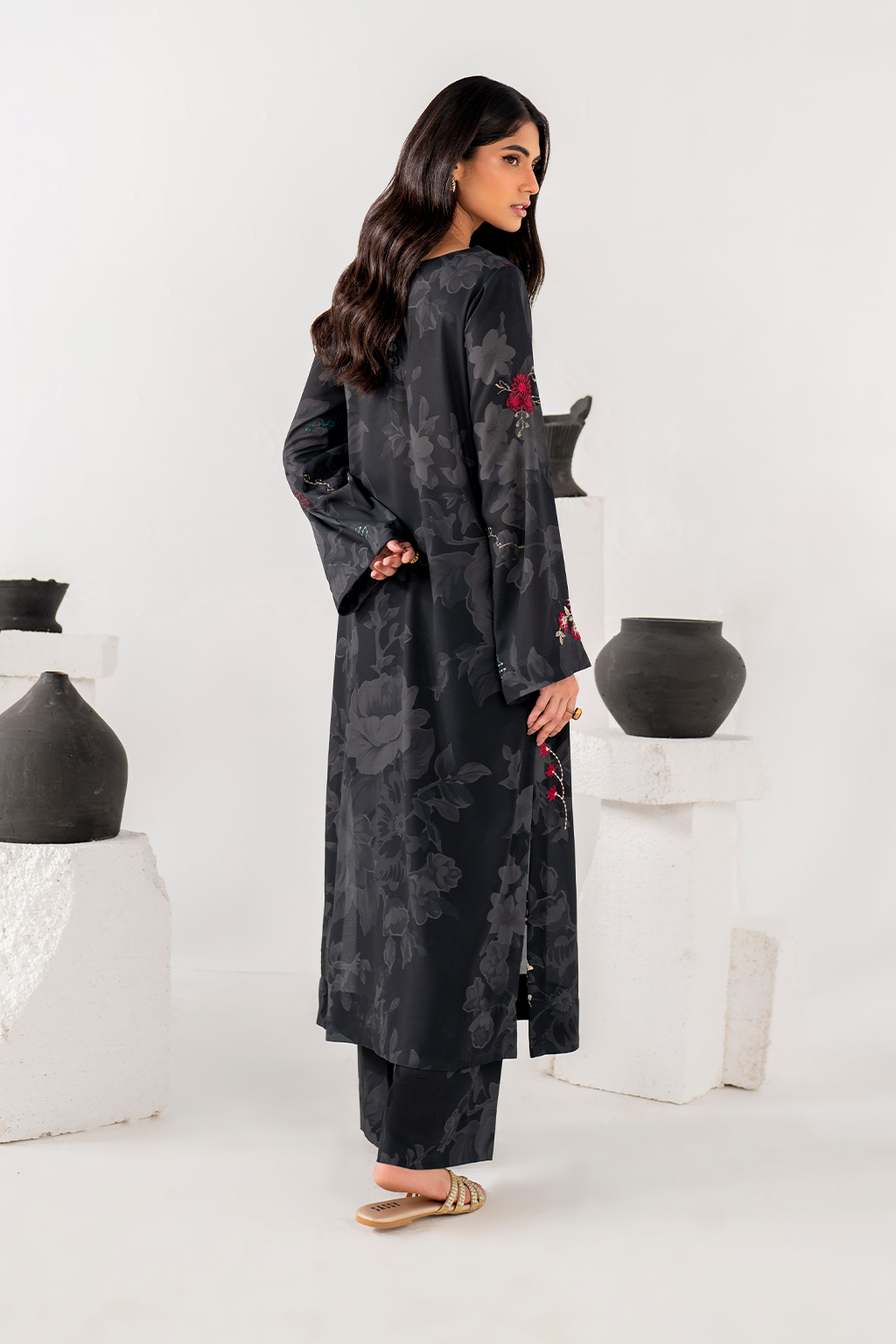 IP-241 Printed Georgette - Iznik