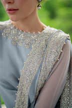 CC-70 Embroidered Chiffon - Iznik