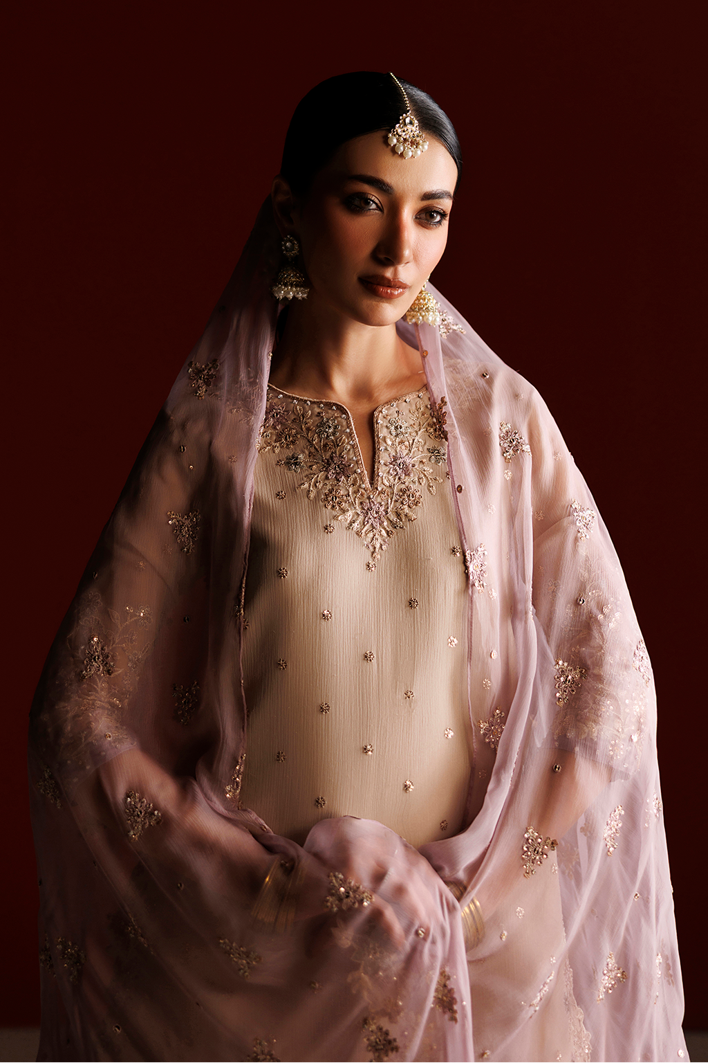 CC-104 Embroidered Chiffon Secondary image