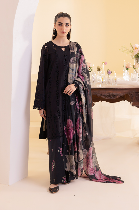UE-253 Embroidered Lawn - Iznik Global