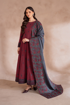 UE-372 Embroidered Khaddar - Iznik