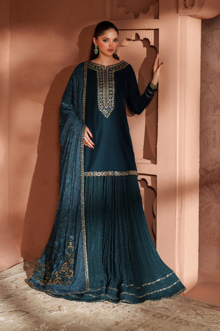 IV-64 Embroidered Velvet