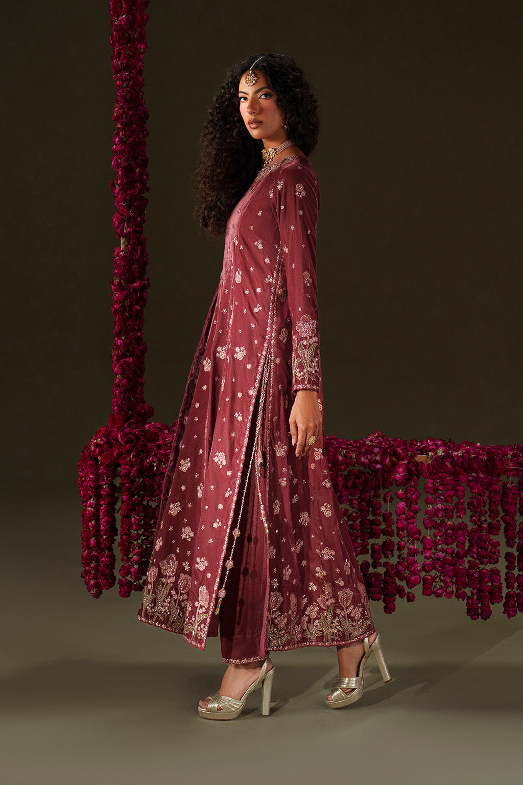 IV-75  Embroidered Velvet