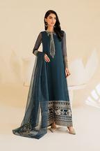 IP-276  Embroidered Chiffon - Iznik