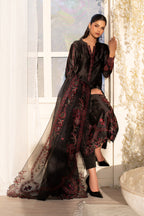 UE-434 Embroidered Pure Jacquard Silk