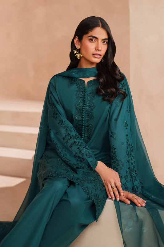 UE-594  Embroidered Lawn - Iznik