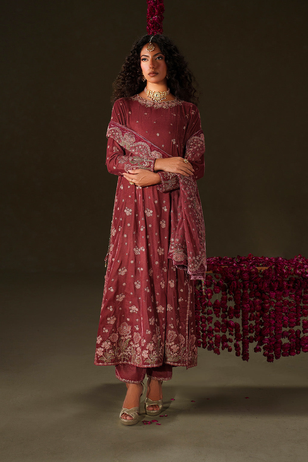 IV-75  Embroidered Velvet Secondary image