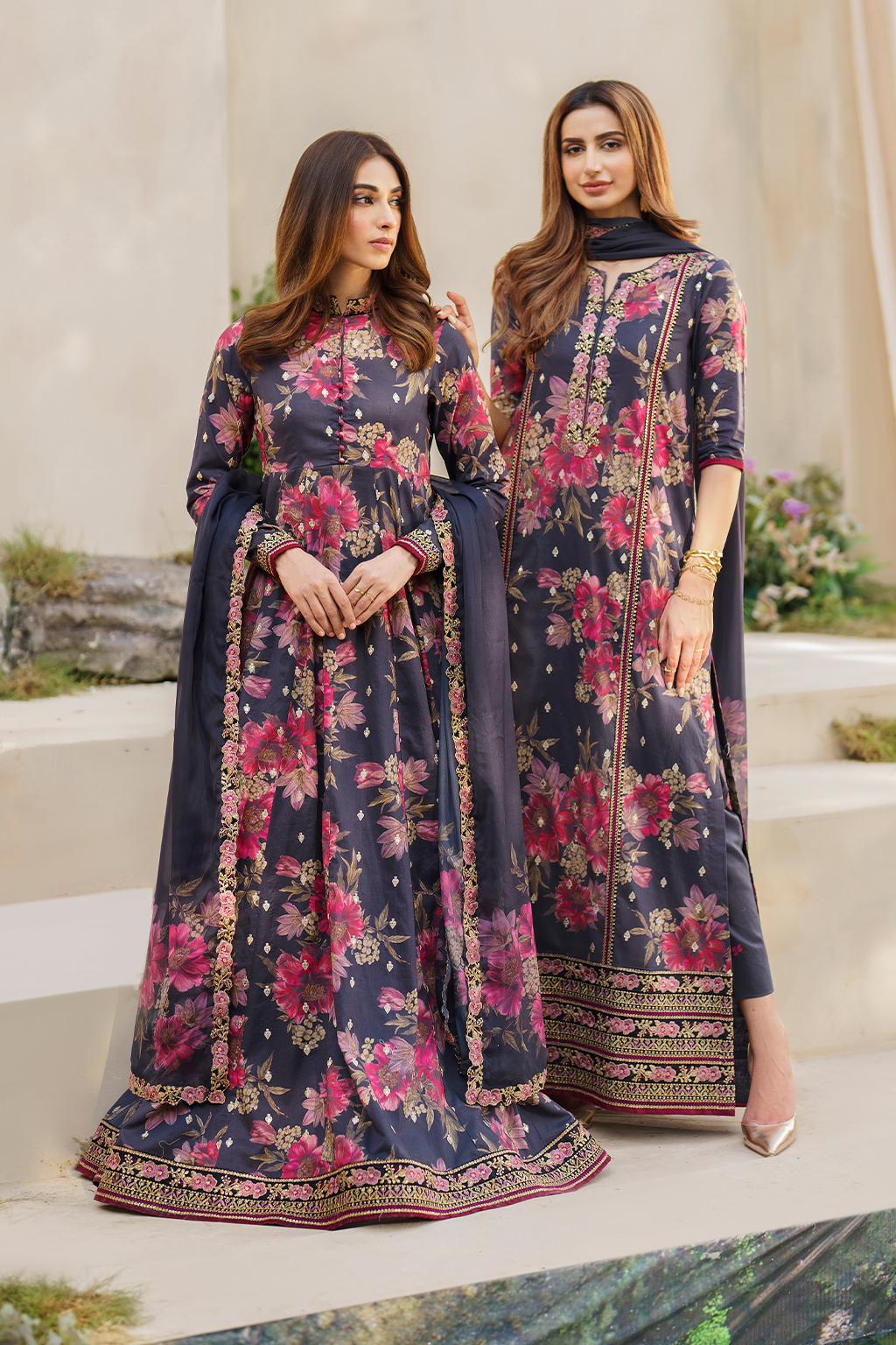 SFL-12 Embroidered Lawn - Iznik