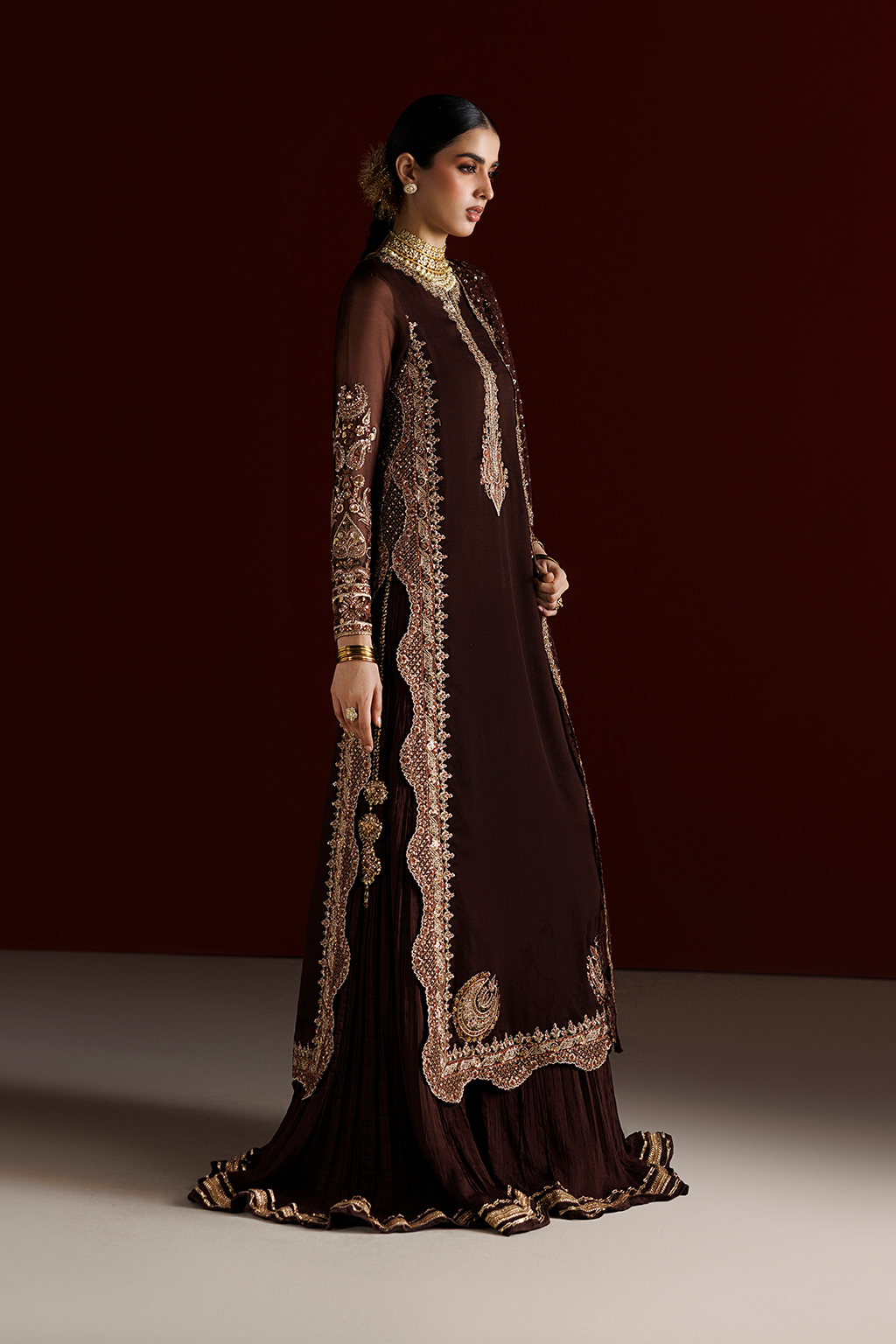 CC-113 Embroidered Chiffon Secondary image