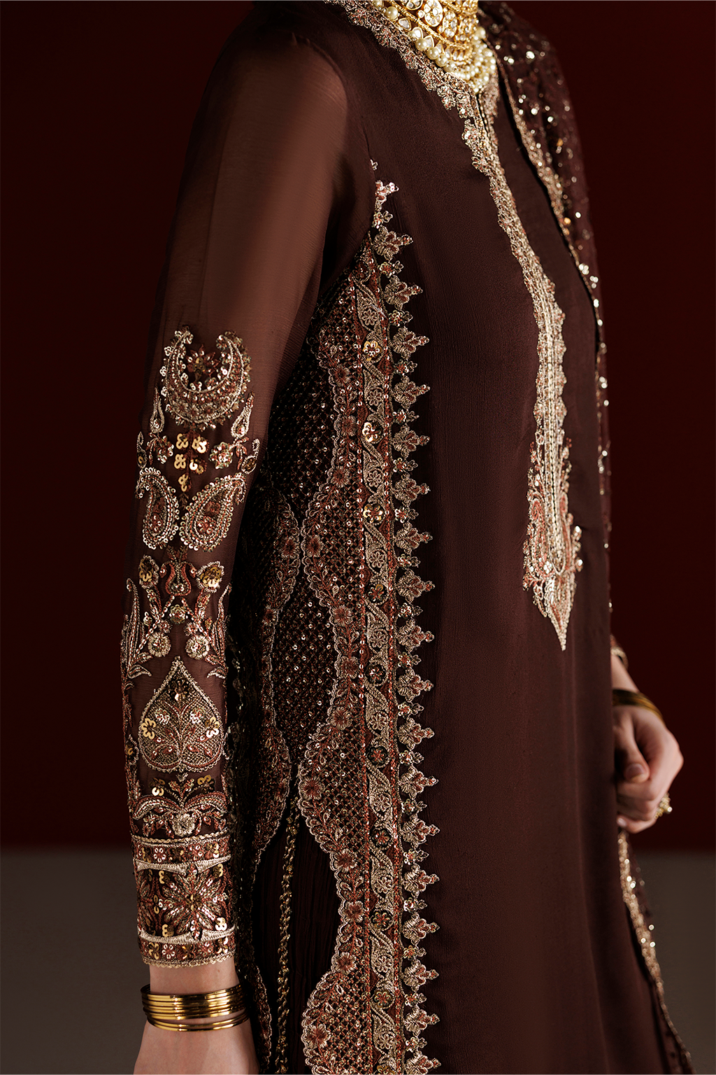 CC-113 Embroidered Chiffon Secondary image