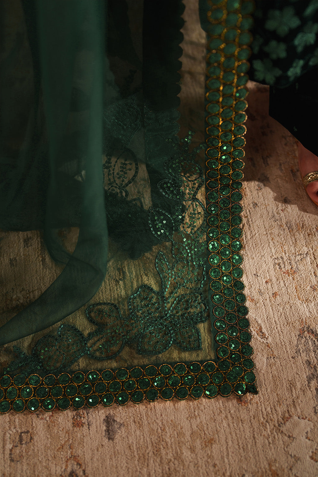 IV-60 Embroidered Velvet