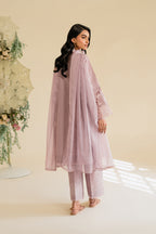 UE-431 Embroidered Textured Lawn - Iznik