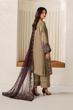 UE-614 Embroidered Ramen Silk