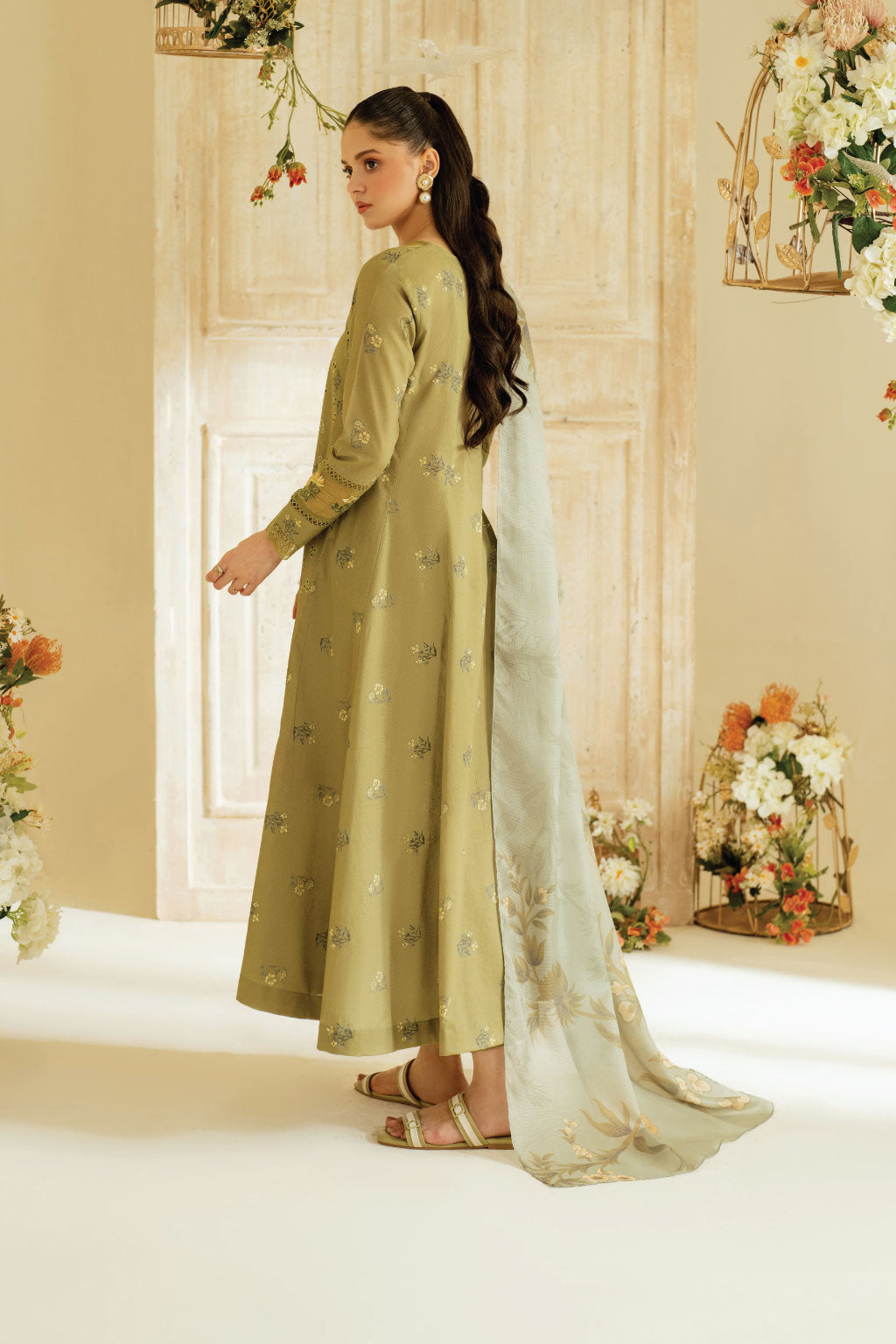 UE-447 Printed Lawn - Iznik