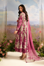 UE-457  Embroidered Printed Lawn - Iznik