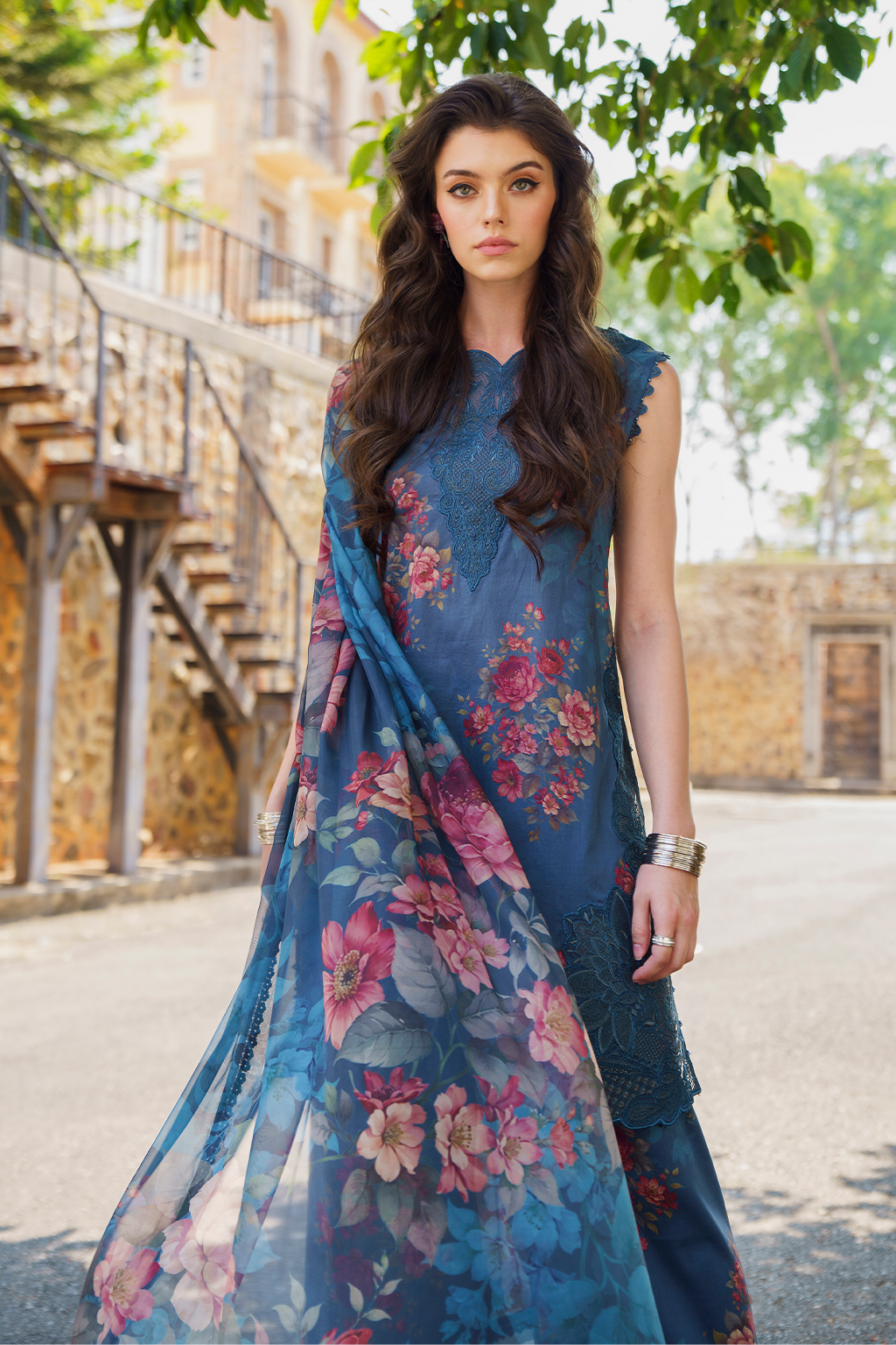 UE-213 PRINTED LAWN - Iznik