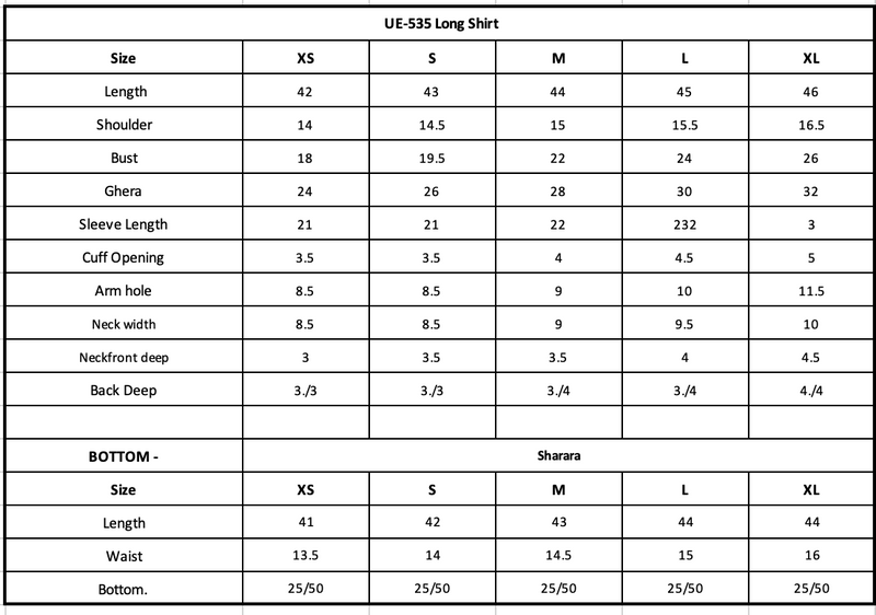 Size Chart Image