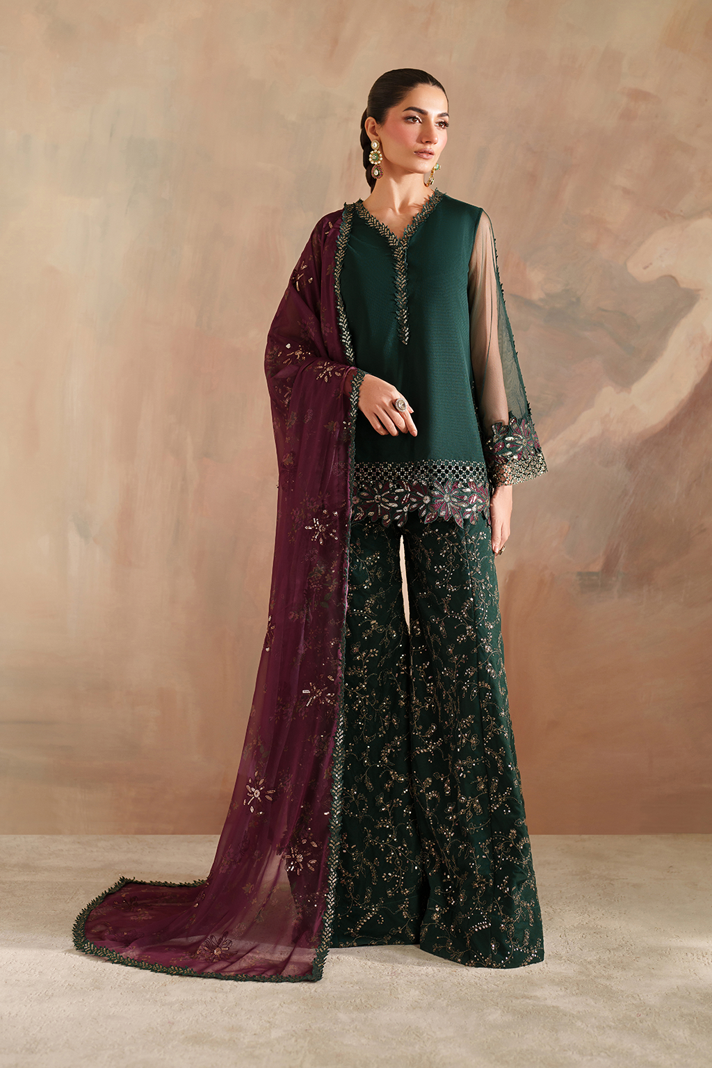 CC-82 Embroidered Net