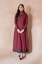UE-372 Embroidered Khaddar - Iznik