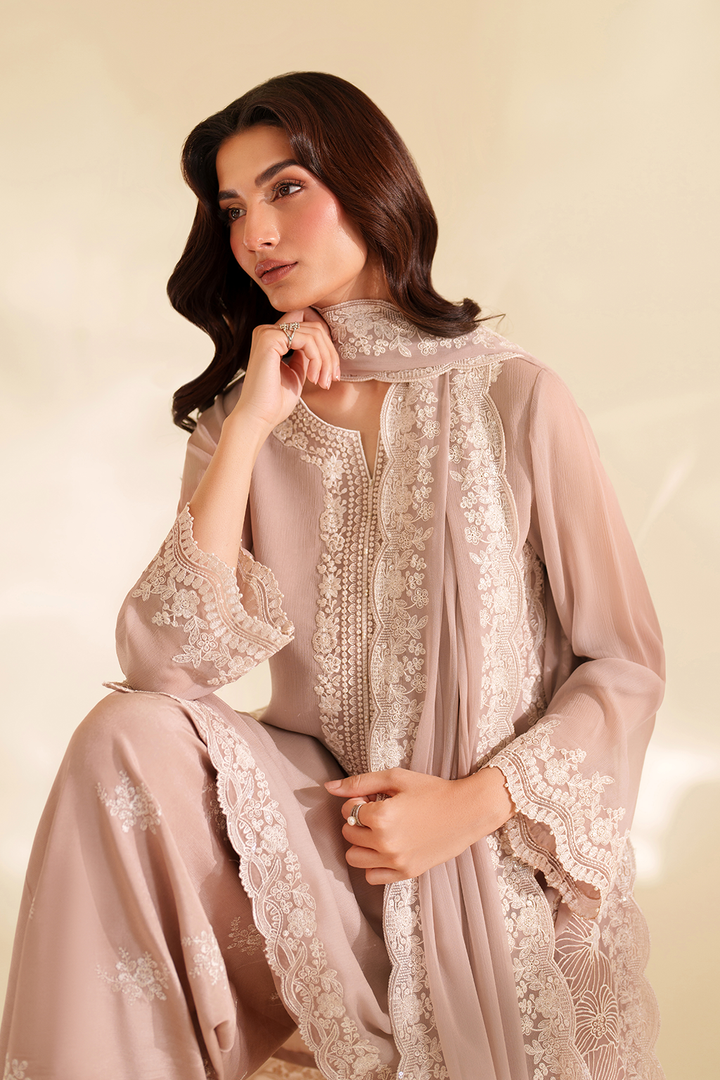 CC-79 Embroidered Chiffon - Iznik