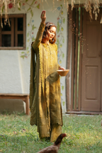 IPK-02 Embroidered Slub Khaddar - Iznik