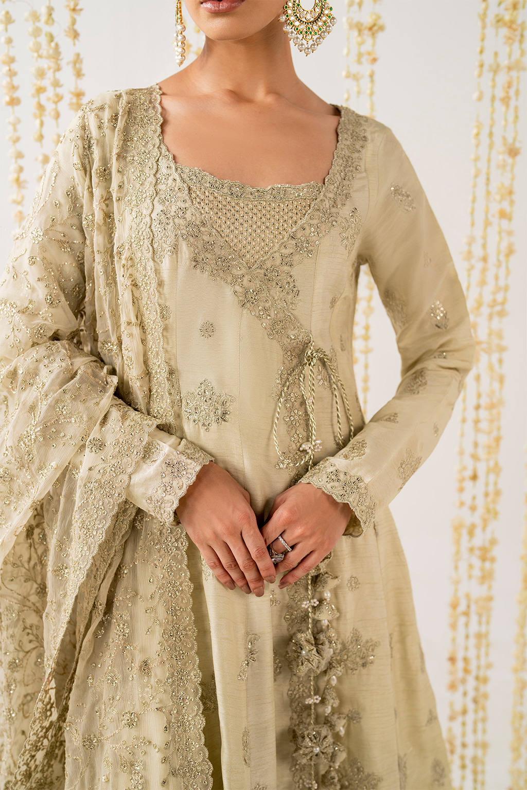 IRS-17 Embroidered Rawsilk