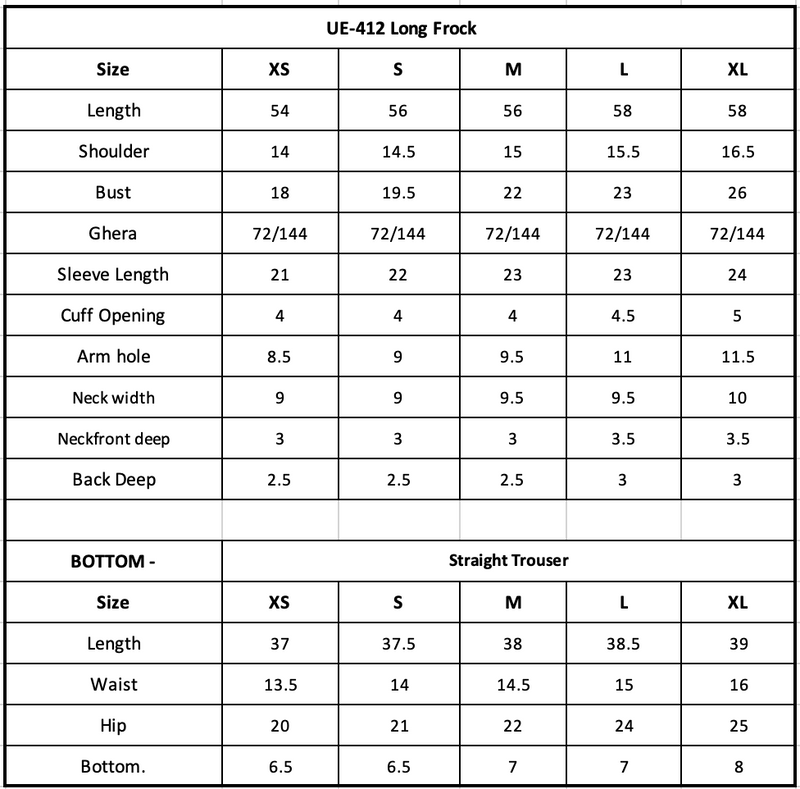 Size Chart Image