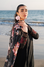 UE-377 Embroidered Lawn - Iznik