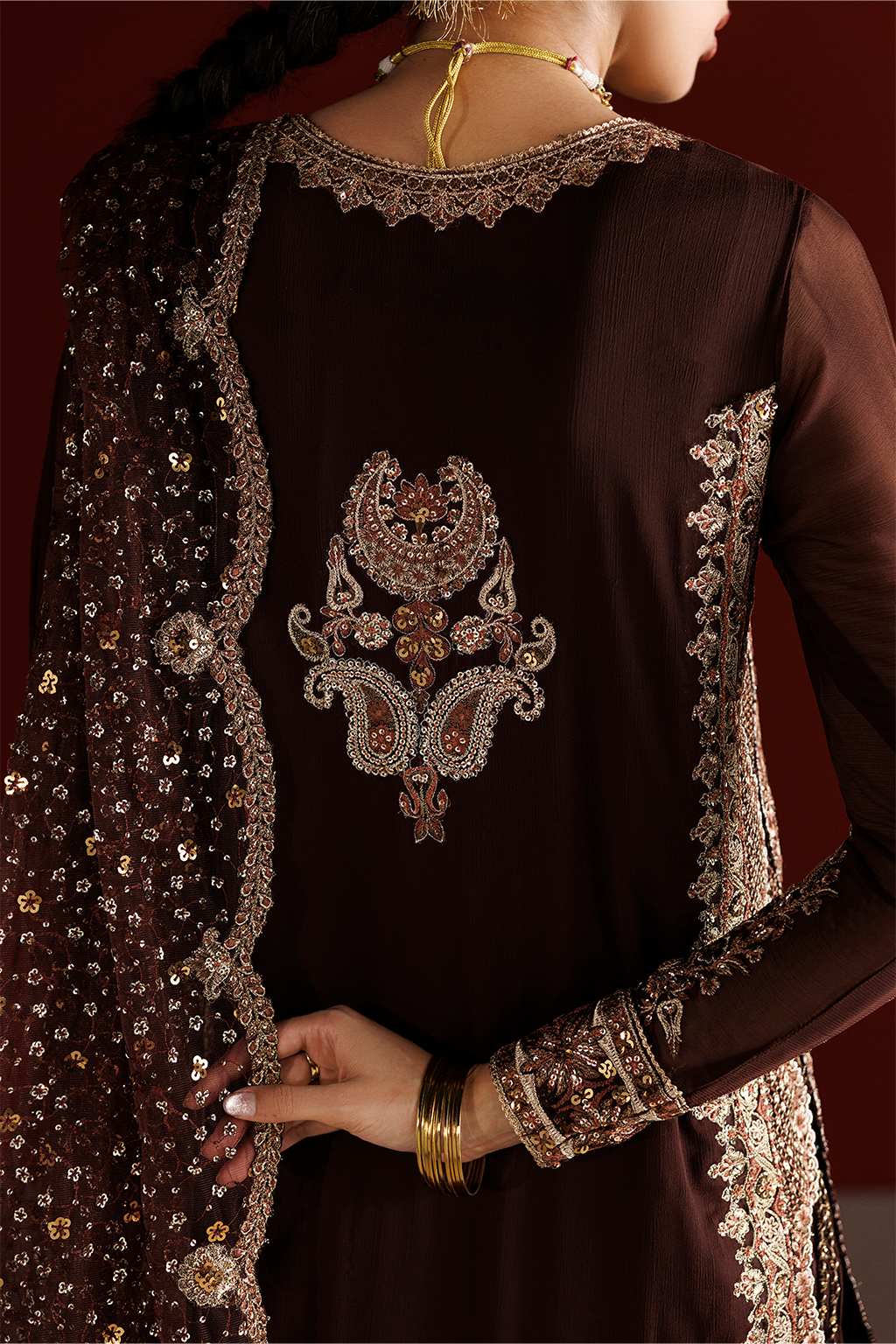CC-113 Embroidered Chiffon