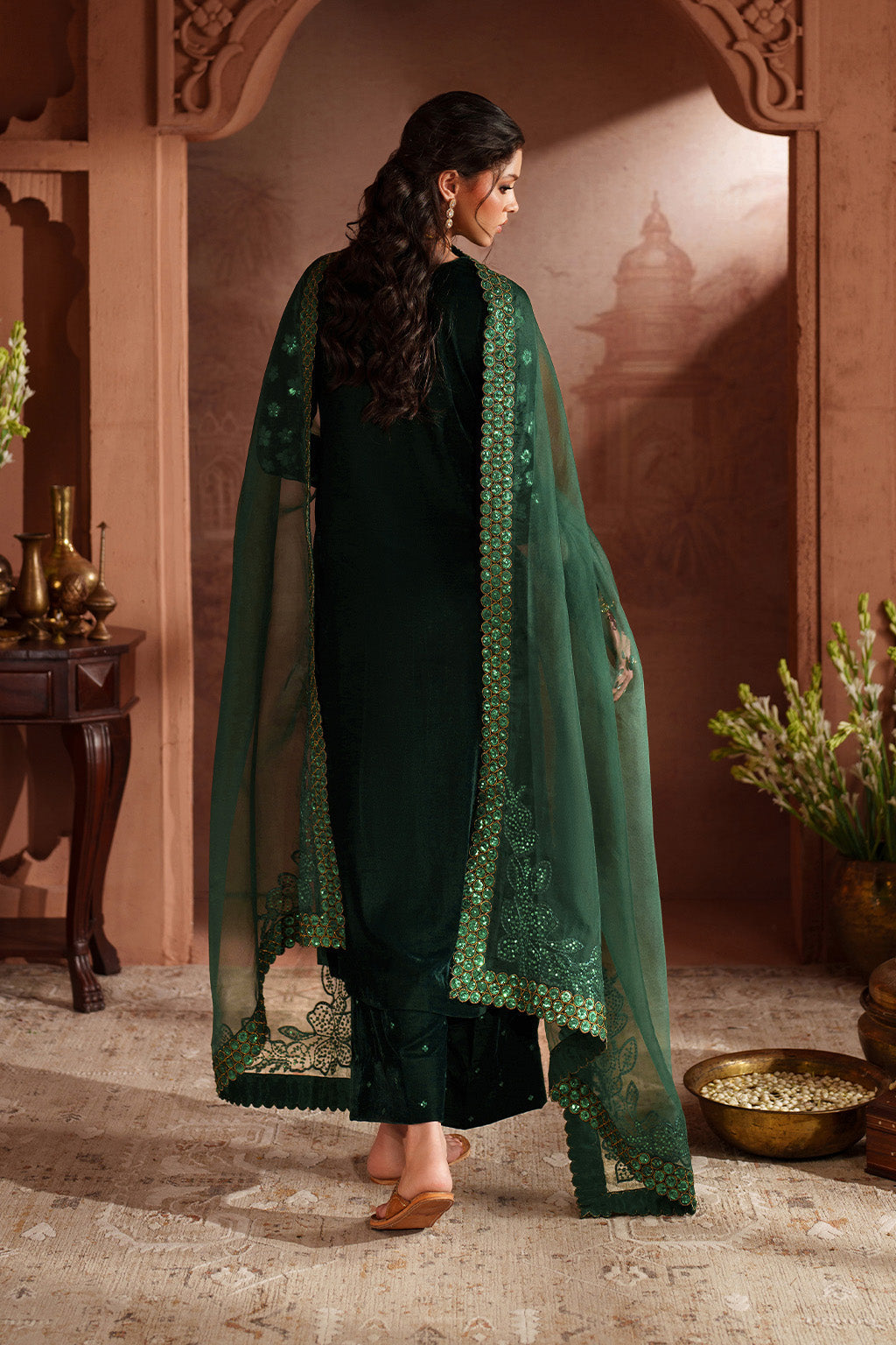 IV-60 Embroidered Velvet