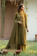 IPK-02 Embroidered Slub Khaddar - Iznik