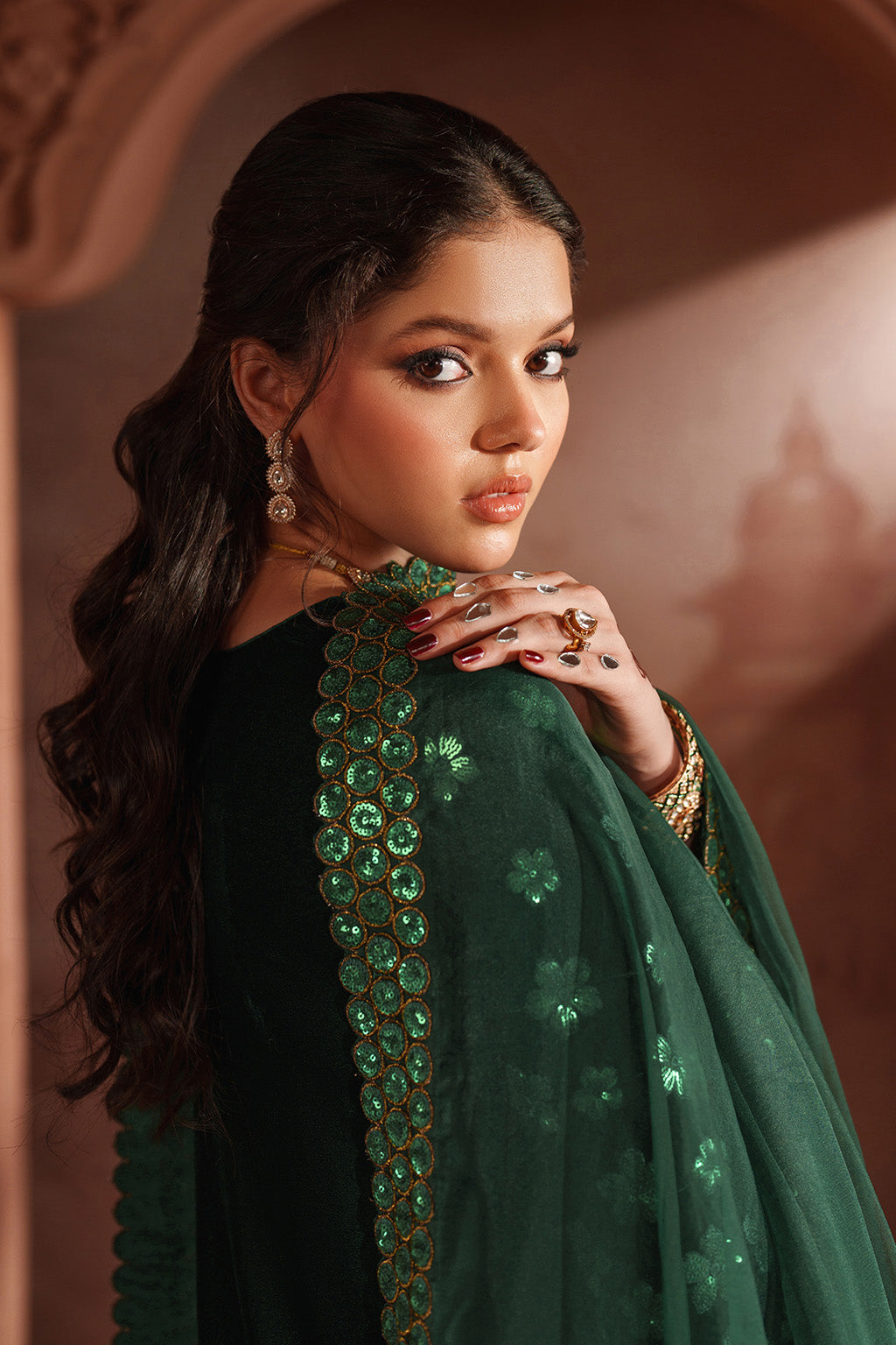 IV-60 Embroidered Velvet