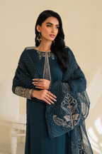 IP-276  Embroidered Chiffon - Iznik