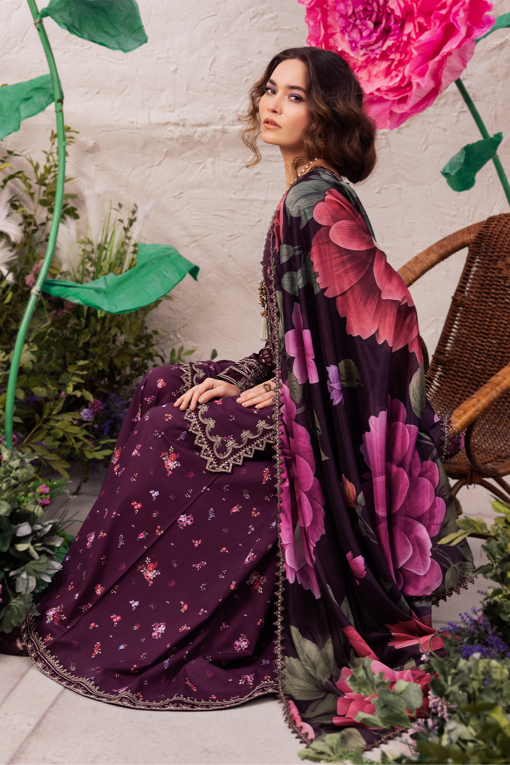 DL-06 Printed Lawn - Iznik