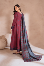UE-372 Embroidered Khaddar - Iznik