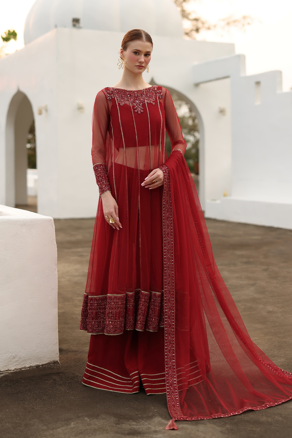 CC-67 Embroidered Net - Iznik