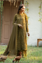 IPK-02 Embroidered Slub Khaddar - Iznik