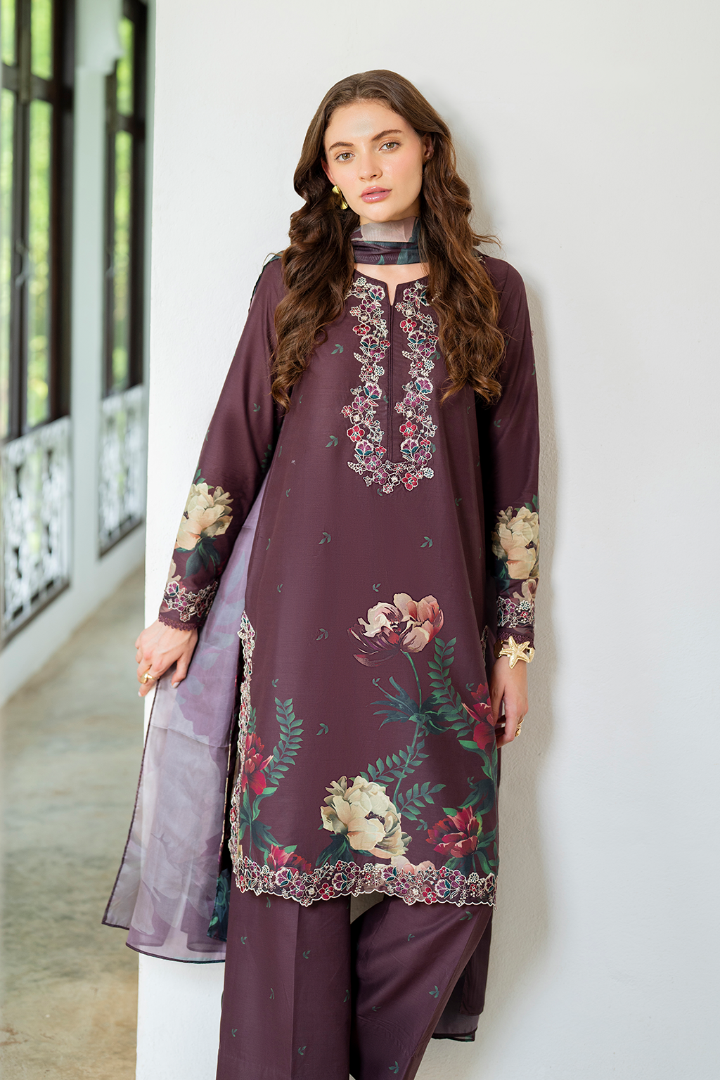 UE-494 Printed Lawn - Iznik